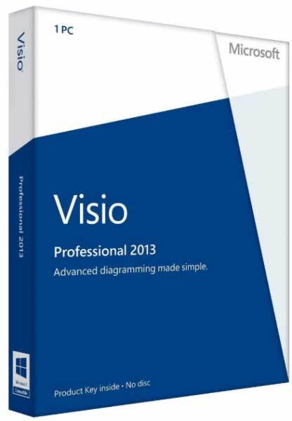 Visio 2013 Pro 5PC