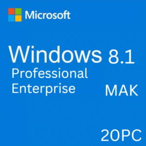 Windows 8.1 Pro/Enterprise/Pro MAK 20 PC
